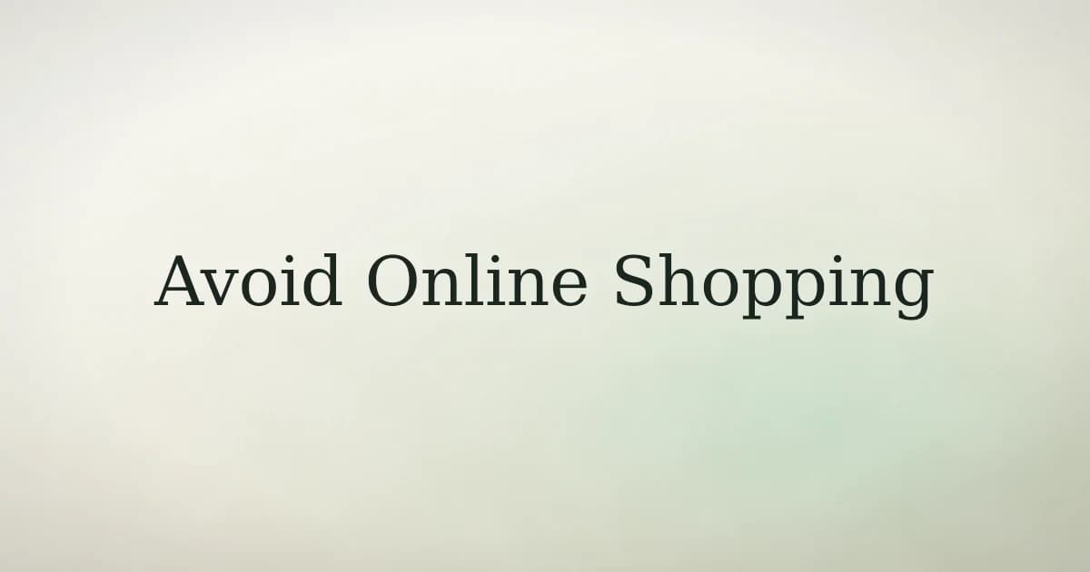 How to avoid online shopping addiction in Islam