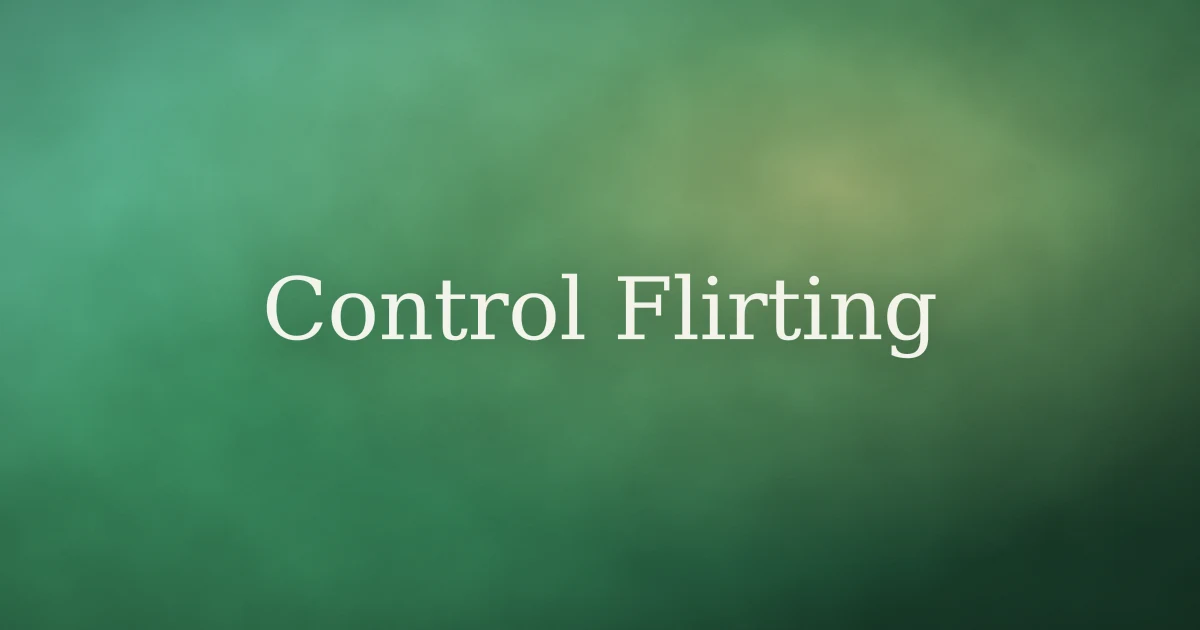How to Control Flirting in Islam