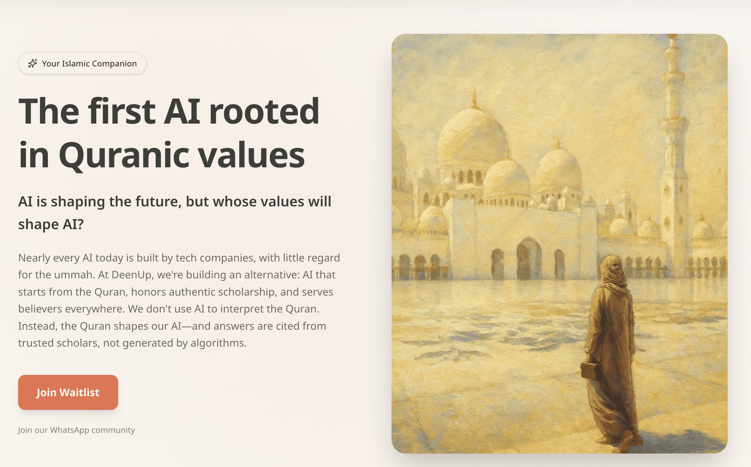 Deen Back app — track your daily ibadah