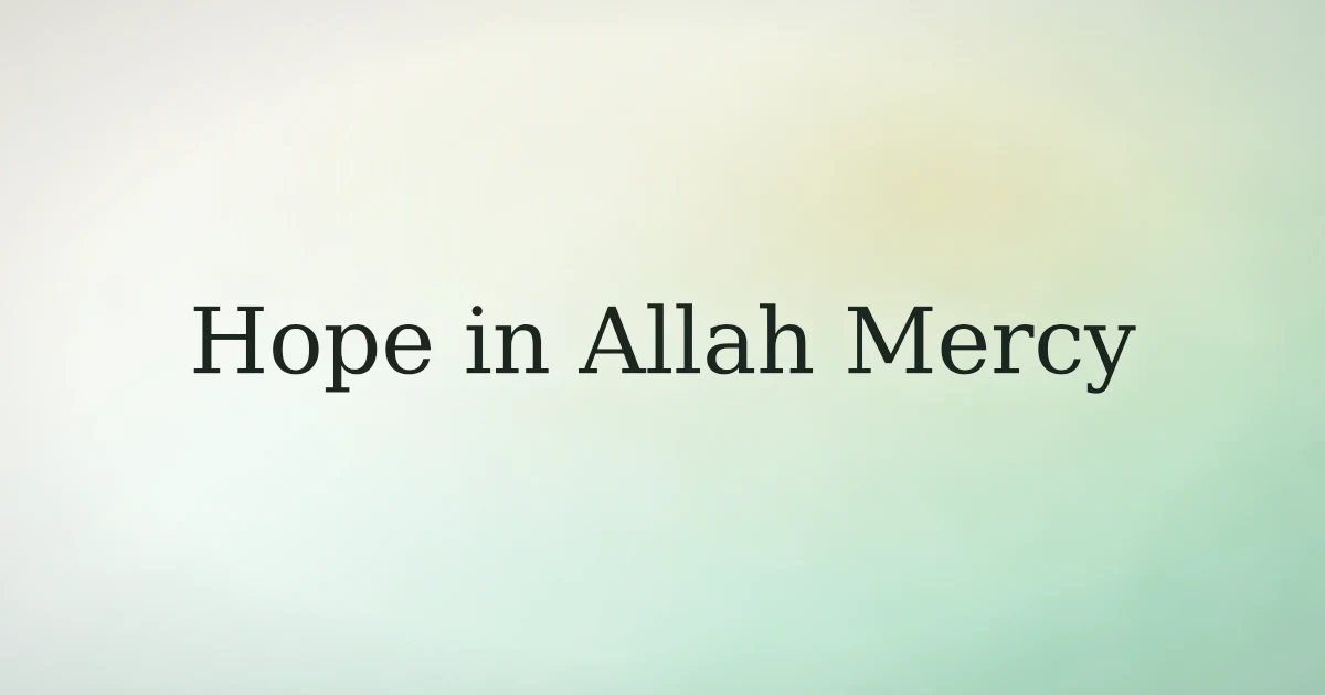 A dawn landscape with light breaking over a distant horizon, representing hope and the mercy of Allah after darkness