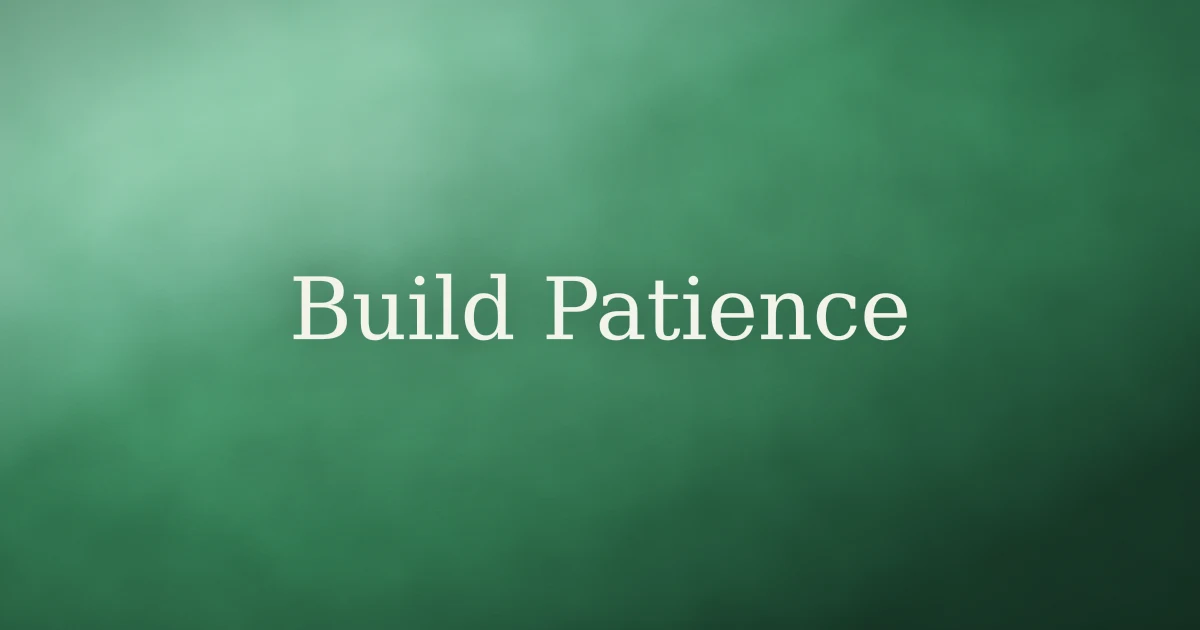 How to Avoid Being Impatient in Islam