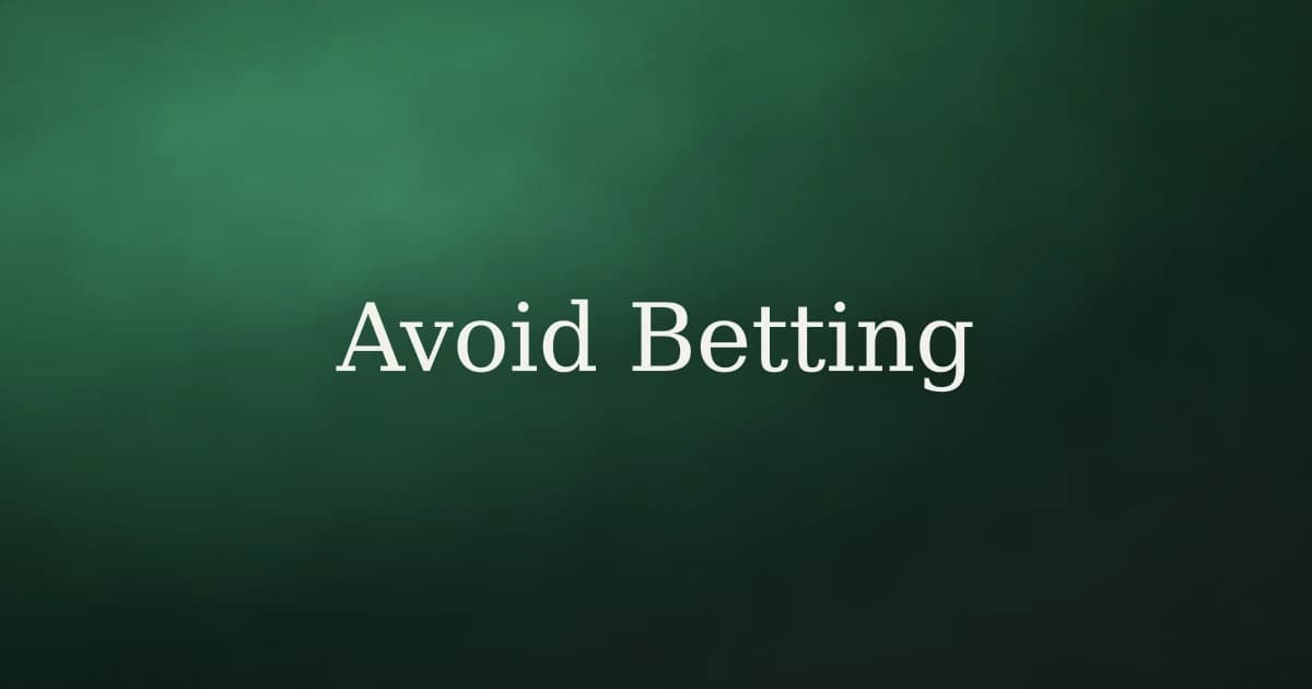 How to Avoid Betting in Islam