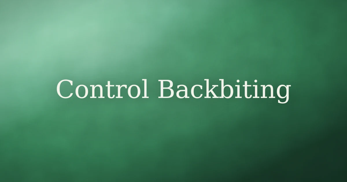 How to Control Backbiting in Islam: Quitting Gheebah