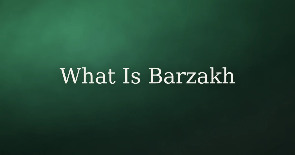 A narrow path leading through mist toward distant light, representing the transitional realm of barzakh between death and resurrection